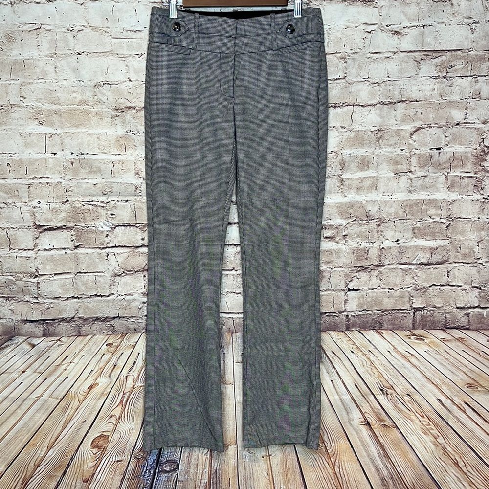 Candies Houndstooth Print Work Slacks Pants  (0187)